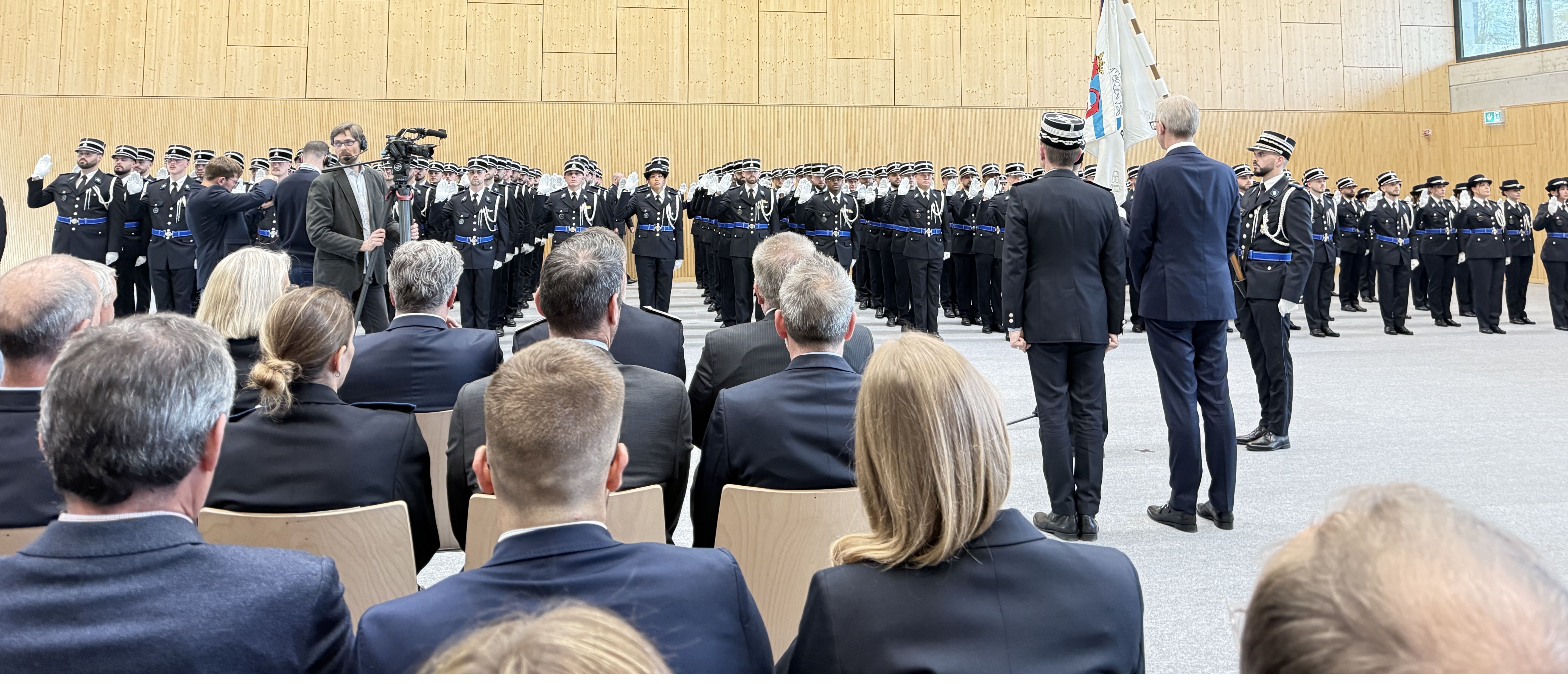 Ehrung während der Veranstaltung